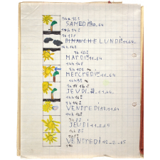 Travaux d'élèves Freinet, brevet de météorologie.