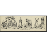 Scènes de chasse. Images de Metz. 