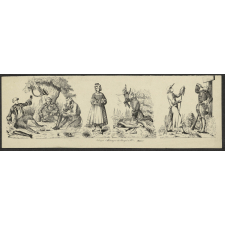 Scènes de chasse. Images de Metz.