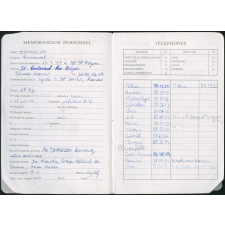 Agenda scolaire. Lycée St Saëns. Rouen. 1993-1994.