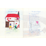 Cahier de poésies.