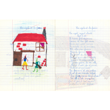 Cahier de poésies.