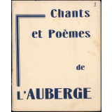 Auberges de jeunesse. Chants et Poèmes de l'Auberge.