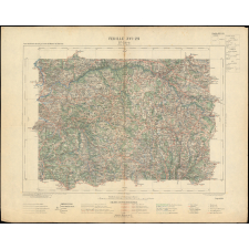 Carte de la France dressée par ordre du Ministre de l'Intérieur. Feuille XVI-29. Saint-Céré.