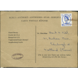 Auberges de jeunesse. Carte de réservation, type international. 
