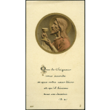 Image religieuse. Que le Seigneur vous accorde ce que votre coeur désire et qu'il bénisse tous vos desseins.