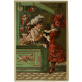 Image à collectionner. La vente de bienfaisance.