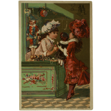Image à collectionner. La vente de bienfaisance.