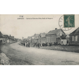 Campeaux - Sortie de l'Ecole des Filles, Route de Songeons.