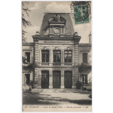 67 - Tournon - Lycée de Jeunes Filles - Entrée principale.