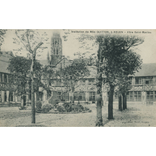 Institution de Mlle Guitton, à Rouen - Aître Saint-Maclou.