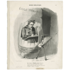 Qui voudra de Charlet expliquer les succès / Peut en deux mots résumer leur histoire ; / Simple comme un enfant et de coeur tout français, / Il peignit l'enfance et la gloire.