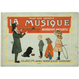 La Musique : album avec texte pour colorier