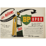 Buvard publicitaire. BP 08. De nieuwe benzine.