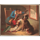 La leçon de lecture. 