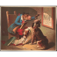 La leçon de lecture. 