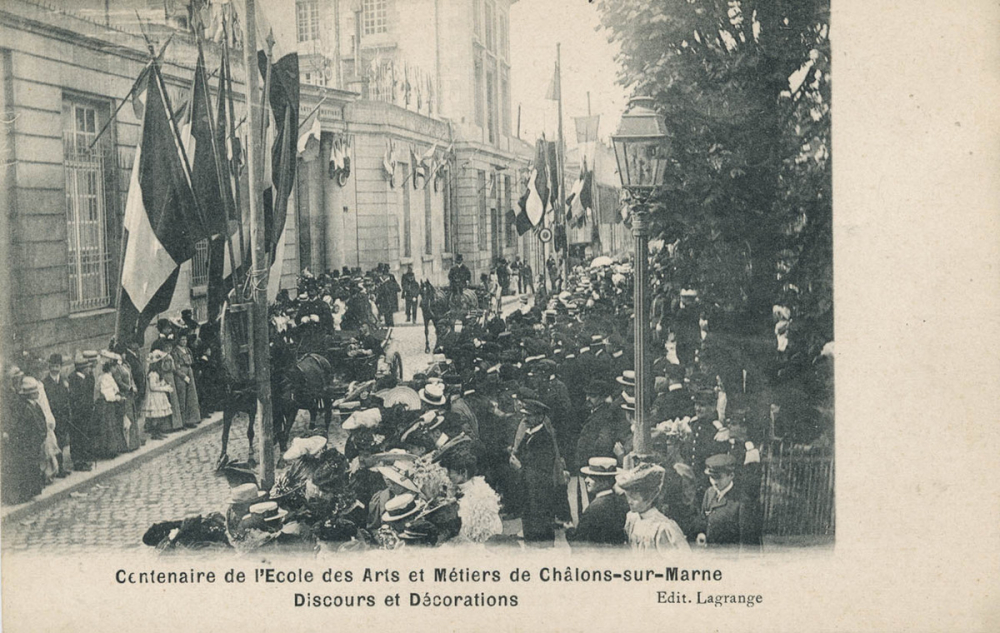 Centenaire de l'Ecole des Arts et Métiers de Châlons-sur-Marne - Discours et Décorations.