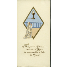 Image religieuse. Mon coeur affectueux demande à Jésus de vous combler de toutes ses grâces.
