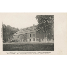 4 - Flers (Orne) - Institution Secondaire libre de l'Immaculée Conception - Octobre 1907 - Vue Générale des Dortoirs - Réfectoire, cuisine et cours.