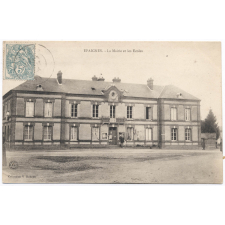 Epaignes - La Mairie et les Ecoles.