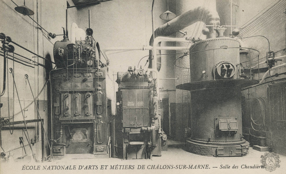 Ecole Nationale d'Arts et Métiers de Châlons-sur-Marne - Salle des Chaudières.