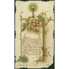 Image religieuse. Jésus montre sa Puissance et sa Grâce, dans l'eucharistie .
