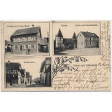 Gruss aus Olwisheim - Postagentur Georg Meyer - Kirche, Schul- und Gemeindehaus - Hauptstrasse.