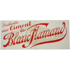 Buvard publicitaire. Blanc Flamand.