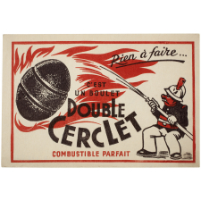 Buvard publicitaire. Boulet double cerclet