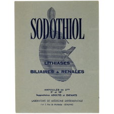 Buvard publicitaire. Sodothiol.