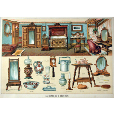 La chambre à coucher.