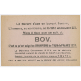 Buvard publicitaire. Le Délicieux Consommé BOV.