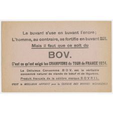 Buvard publicitaire. Le Délicieux Consommé BOV.