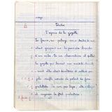 Cahier de devoirs mensuels / Ecole des Nonières.