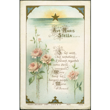 Image religieuse. Ave Maris Stella...