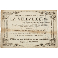 Buvard publicitaire. La Veldalice.