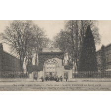 Charleville - Lycée Chanzy - Ancien Haras Impérial, transformé en Lycée après l'incendie de l'ancien Collège, 5 Mars 1876.