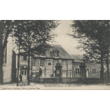 Heudicourt (Eure) - La Mairie et l'Ecole.