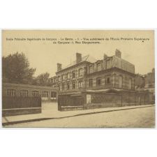 Ecole Primaire Supérieure de Garçons - Le Havre - Vue extérieure de l'Ecole Primaire Supérieure de Garçons (1, Rue Dicquemare).