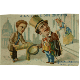 Carte réclame. A la Ville des Ternes. 