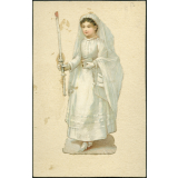 Image religieuse. Image de première communion. 