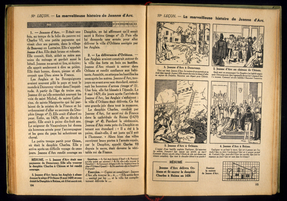 Histoire de la France jusqu'en 1453. Cours élémentaire (1ère et 2ème Années).
