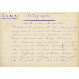 Cahier de Compositions / Certificat d'Etudes / Pensionnat St-Joseph à Formerie.