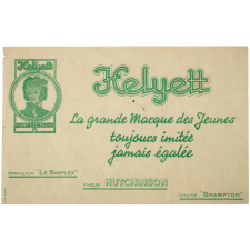 Buvard publicitaire. Cycles-motos Helyett.