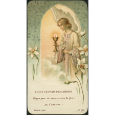 Image religieuse. Voici le Pain des Anges.