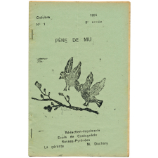 Journal scolaire Freinet. Pène de mu. N°1, octobre, 1954.