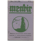 Journal scolaire Freinet. Menhir. N°2, mars avril, 1948.