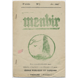 Journal scolaire Freinet. Menhir. N°3, décembre, 1948.
