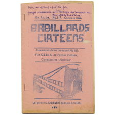 Journal scolaire Freinet. Babillards cirtéens. N°117, octobre, 1959.