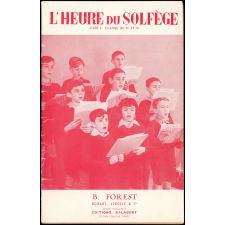 L'heure du solfège. Livre I. Classe de 6e et 5e.